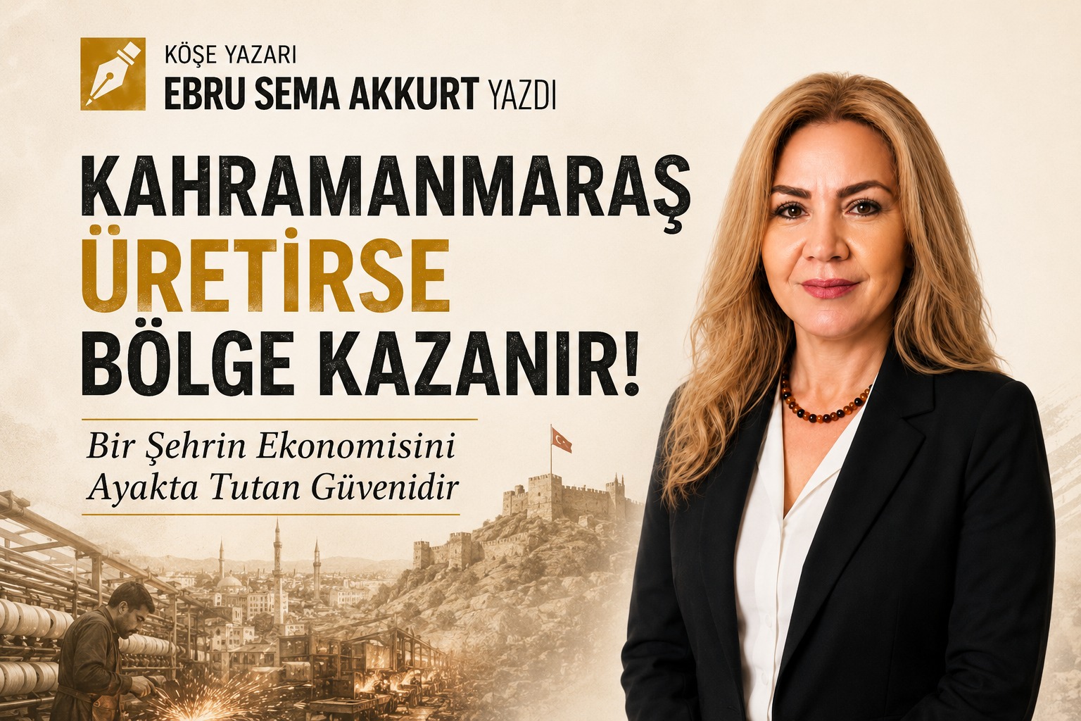KAHRAMANMARAŞ ÜRETİRSE TÜRKİYE KAZANIR